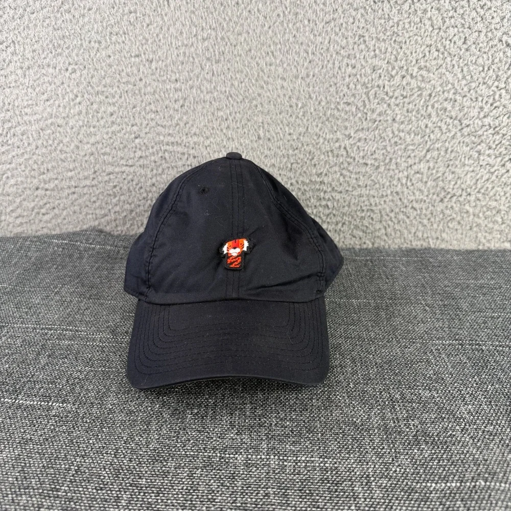 Nike Tiger Woods Frank Golf Hat Strap Back Black Heritage86 Dri-FIT Tiger Logo
